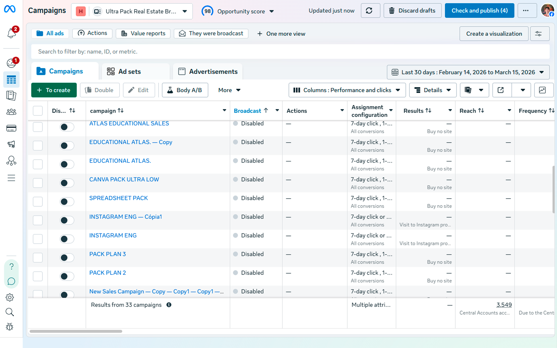 mockup antes e depois meta